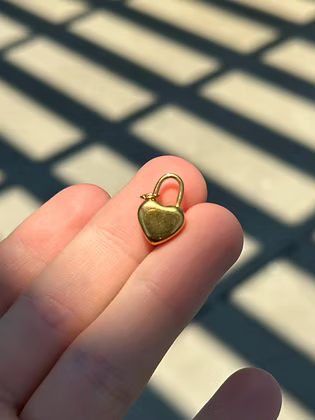 Heart Lock Charm