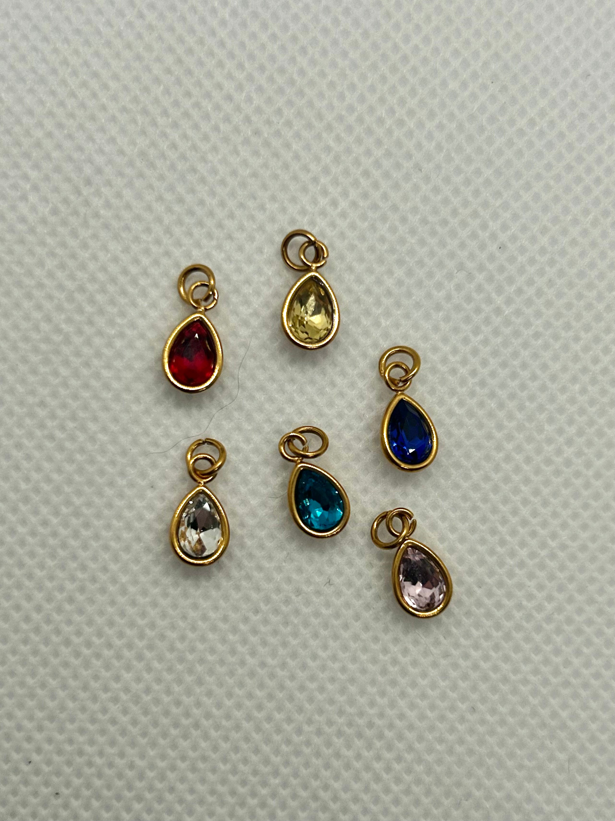 Birthday Stone Charm
