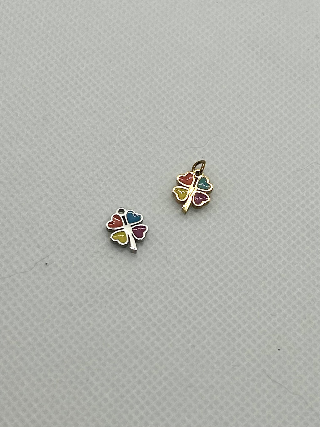 Colorful Clover Leaf Charm
