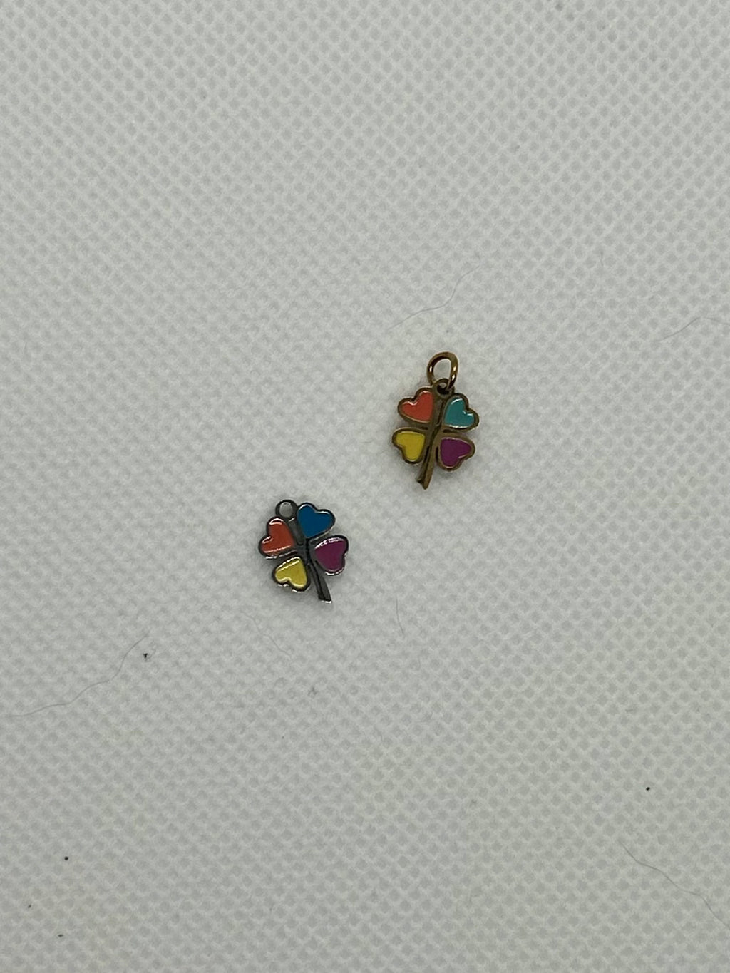 Colorful Clover Leaf Charm