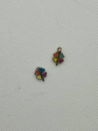 Colorful Clover Leaf Charm