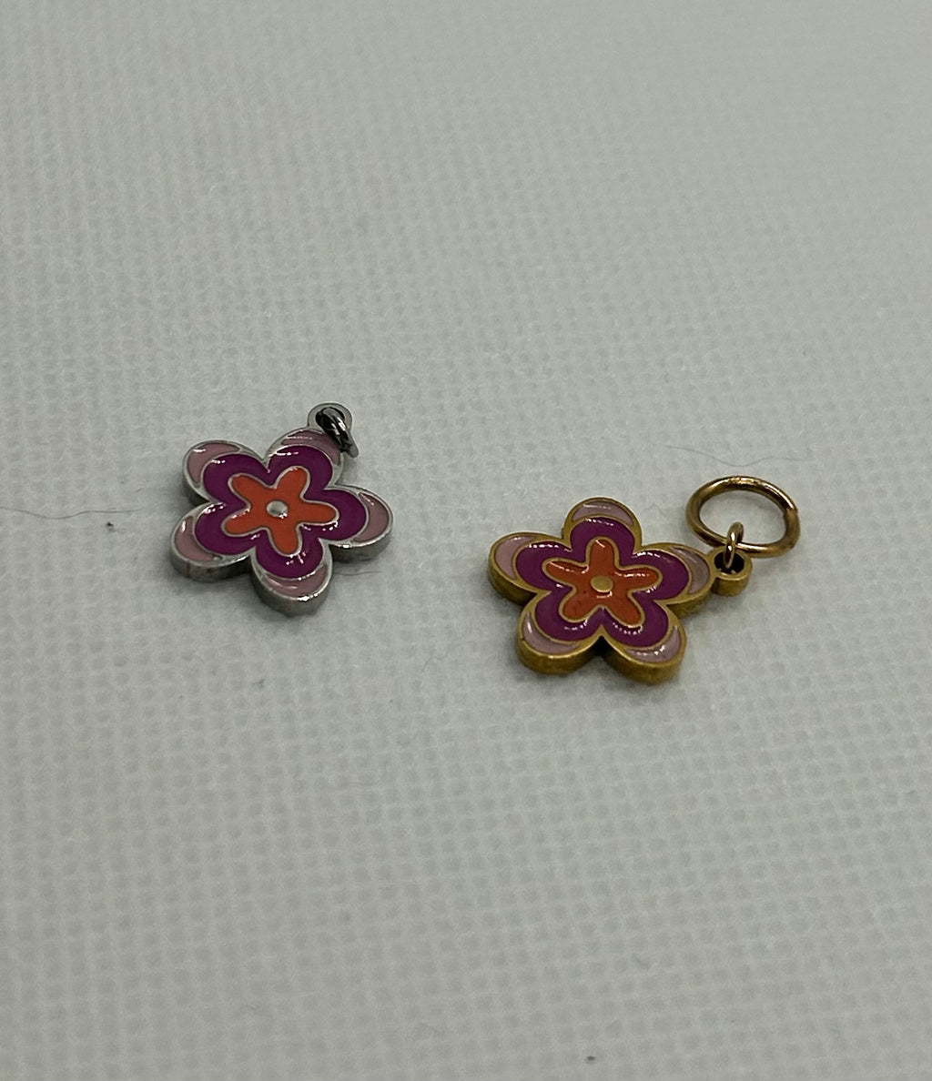 Groovy Flower Charm