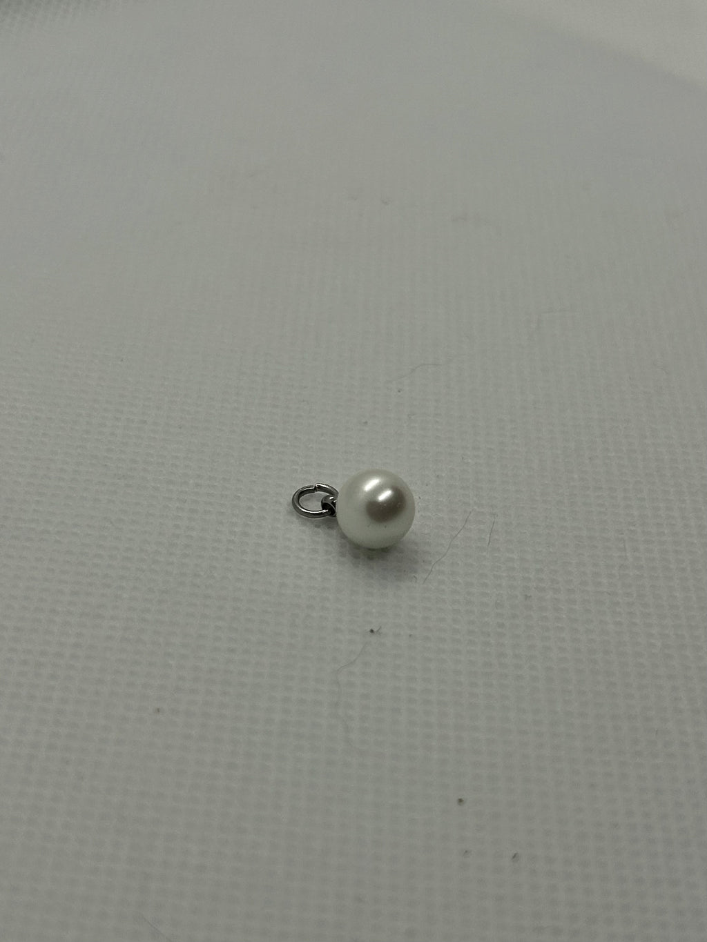 Glass Pearl Charm