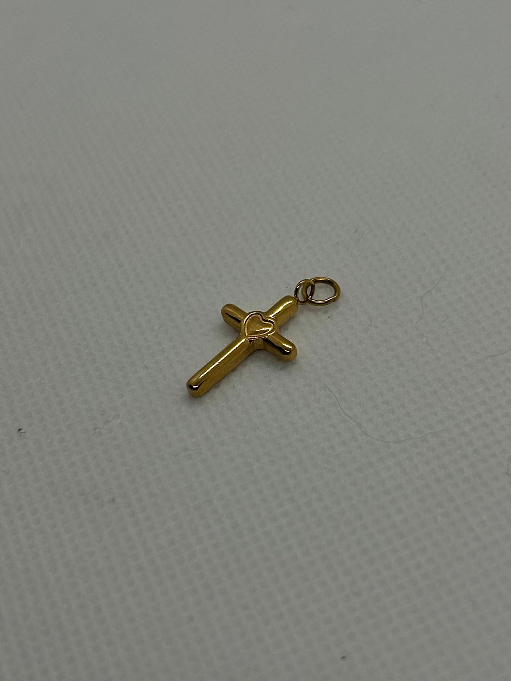 Heart Cross Charm