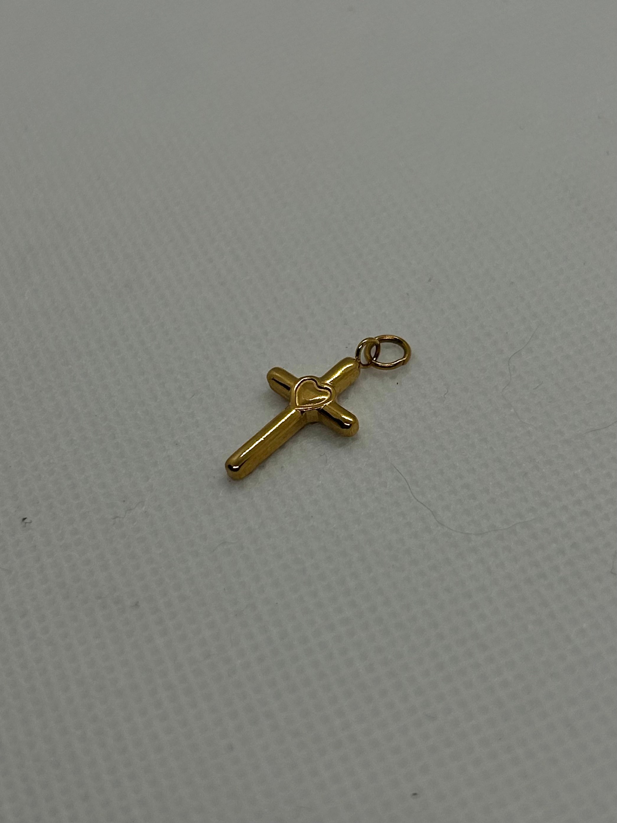 Heart Cross Charm