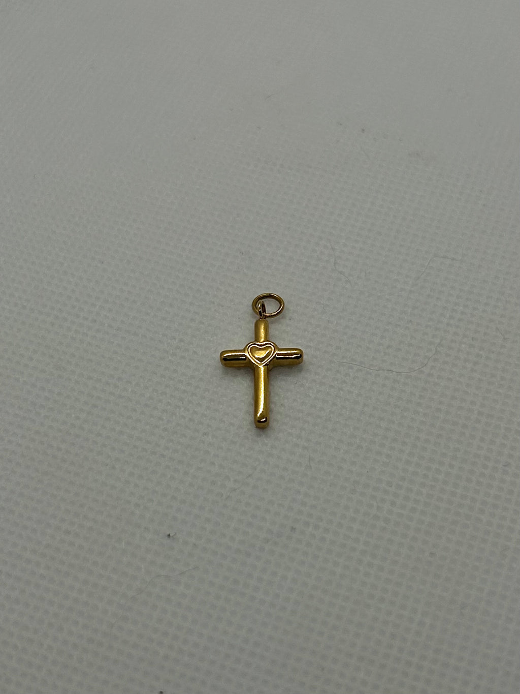 Heart Cross Charm