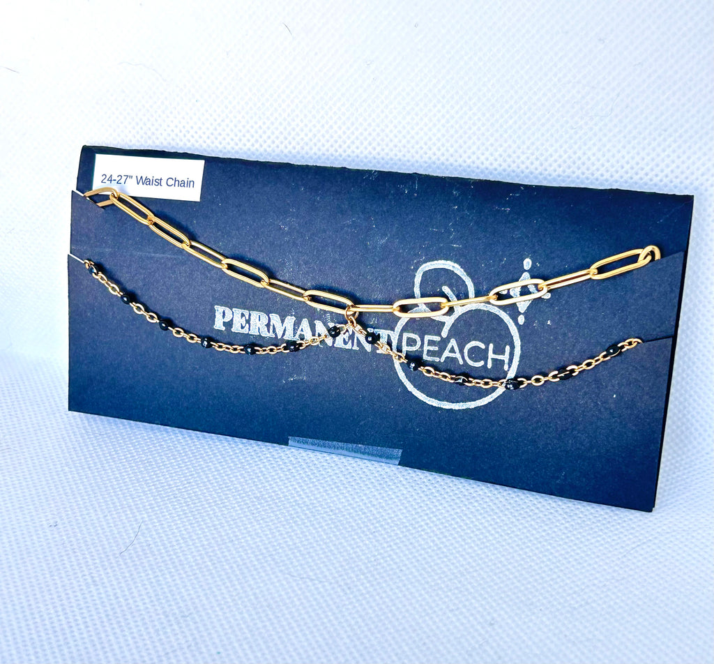 Golden Noir Waist Chain