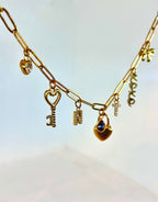 CZ Letter Charm