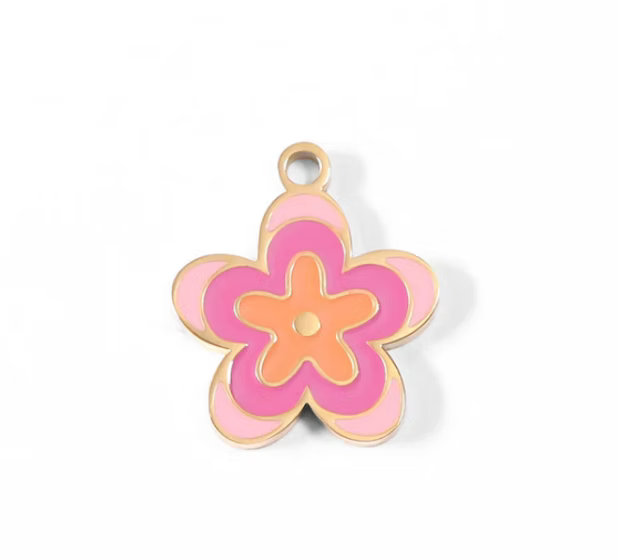 Groovy Flower Charm