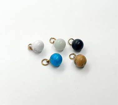 Semi Precious Natural Stone Charms