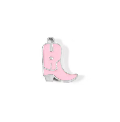Epoxy Cowgirl Boot Charm