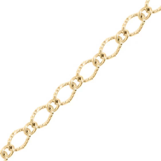 Hammered Oval Chain