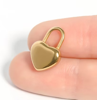 Heart Lock Charm