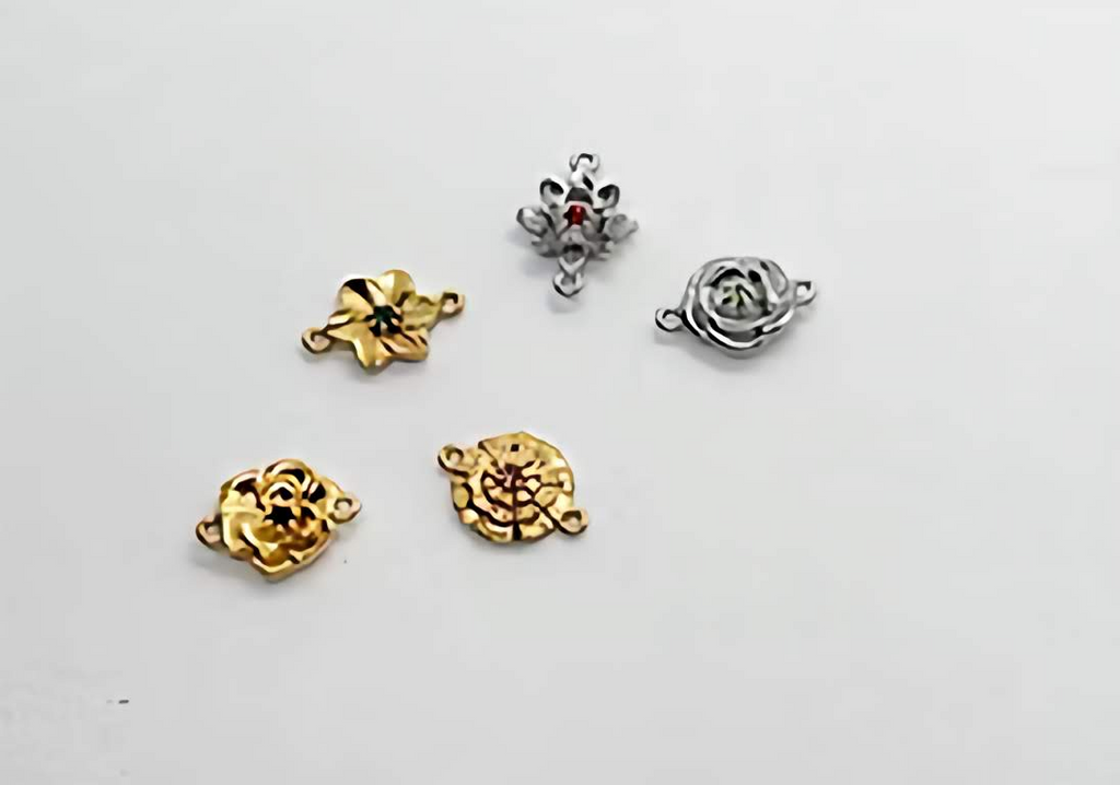 Birthday Flower and Stone Charm